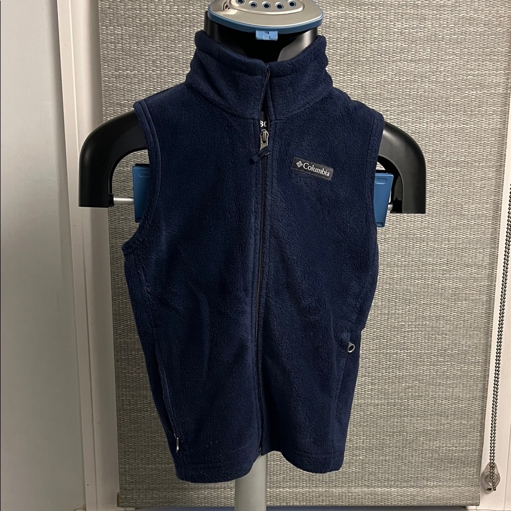 Columbia Dark Blue Fleece Vest